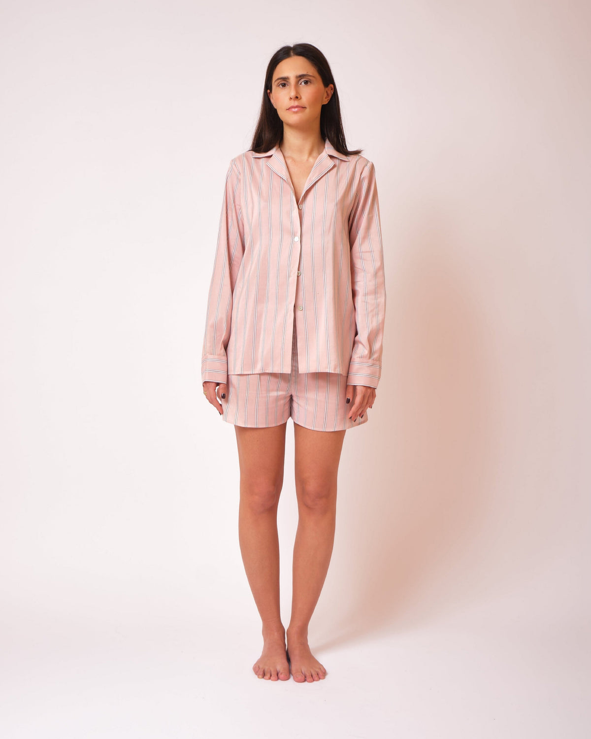 Stella La Giusta - Camicia regular fit con shorts
