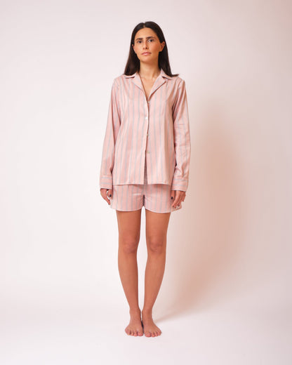 Stella La Giusta - Camicia regular fit con shorts