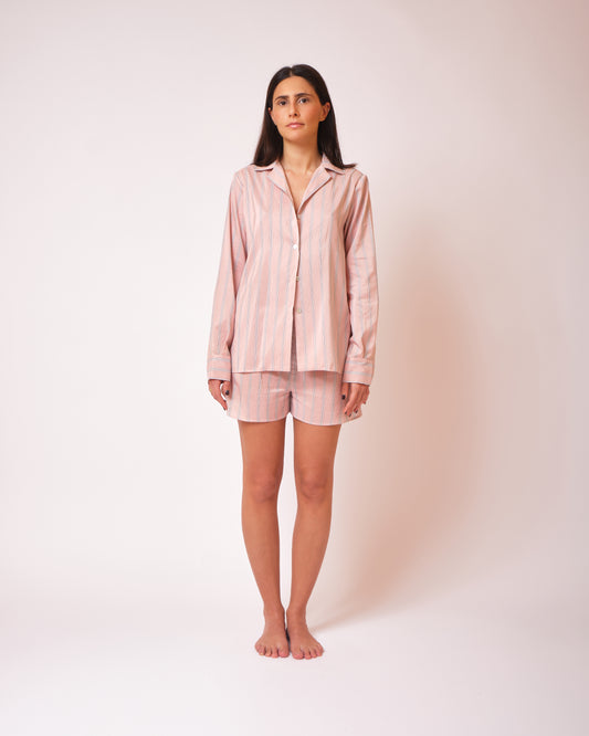 Stella La Giusta - Camicia regular fit con shorts